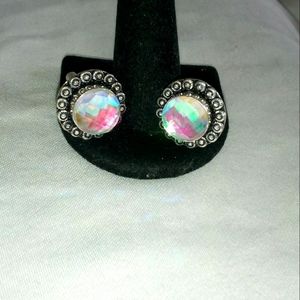 Men's Mercury mist topaz cufflinks